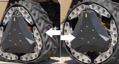 Mỹ phát triển lốp “biến hình” giúp xe quân sự chấp mọi loại địa hình  