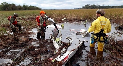 Máy bay rơi, Bộ trưởng và thứ trưởng Nông nghiệp Paraguay  thiệt mạng
