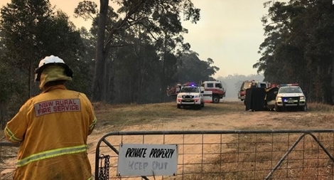 Trực thăng tham gia chống cháy rừng rơi, phi công thiệt mạng