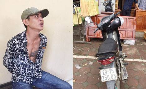 CSGT bắt nóng tên cướp xe máy