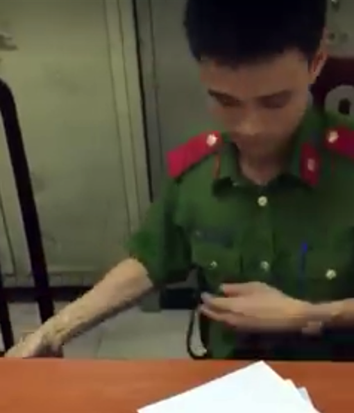 Không có việc hành hung người quay clip tại trụ sở Công an phường