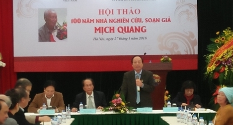 100 năm nhà nghiên cứu, soạn giả Mịch Quang