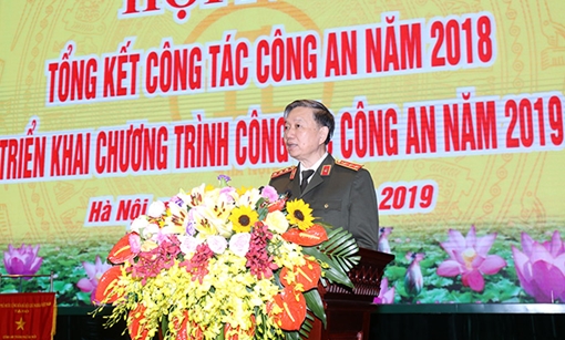 Công an Thủ đô quyết tâm hoàn thành xuất sắc nhiệm vụ công tác năm 2019