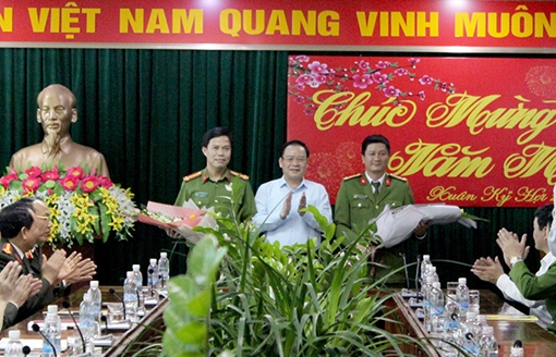 Khen thưởng những chiến công của CA tỉnh  Điện Biên trong đợt cao điểm Tết Nguyên đán Kỷ hợi