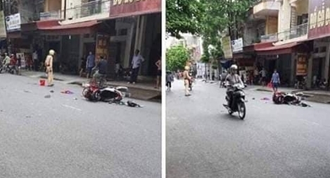 Hai cô gái trẻ bị thương nặng sau khi va chạm với xe tải