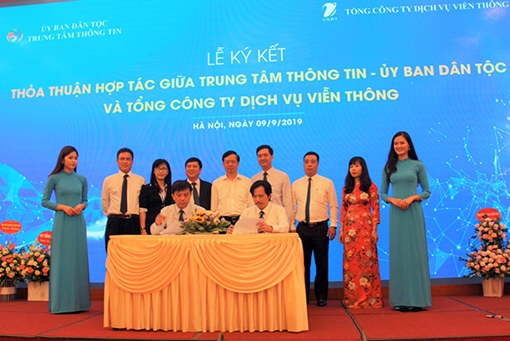 VNPT ký kết thỏa thuận hợp tác với Ủy ban Dân tộc