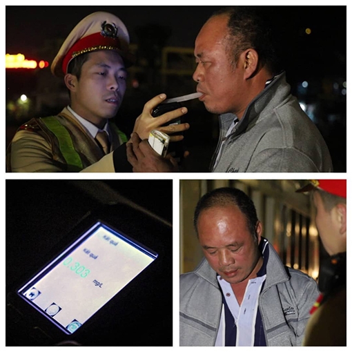 Lái xe tải “hổ vồ” không GPLX, say rượu bị CSGT tạm giữ phương tiện