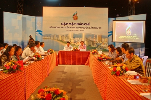 Gặp mặt báo chí trước khi khai mạc Liên hoan truyền hình toàn quốc lần thứ 39