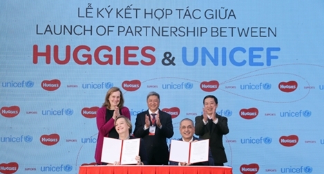 Công ty Kimberly-Clark và Unicef công bố dự định hợp tác tại Việt Nam
