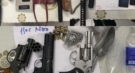 Đường dây ma túy "trang bị" 6 súng, 540 viên đạn sẵn sàng chống trả Công an
