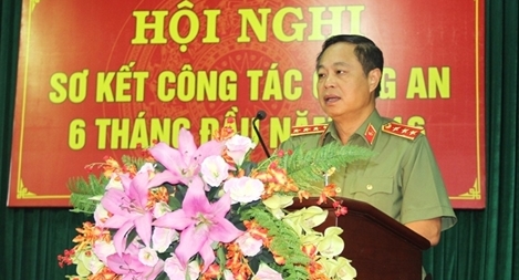 Thứ trưởng Phạm Dũng dự Hội nghị sơ kết công tác Công an tỉnh Thừa Thiên- Huế