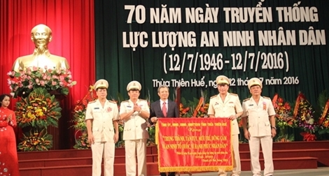 Công an Thừa Thiên- Huế trọng thể kỷ niệm 70 năm Ngày truyền thống lực lượng ANND
