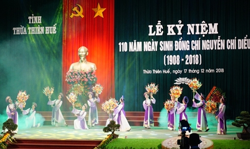 Tỉnh Thừa Thiên – Huế trọng thể kỷ niệm 110 năm ngày sinh đồng chí Nguyễn Chí Diểu