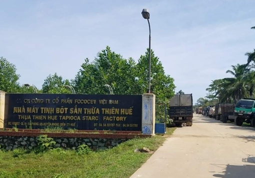 Nhà máy tinh bột sắn bị phạt gần nửa tỷ vì xả thải gây ô nhiễm