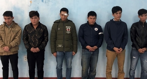 Bắt quả tang nhóm đối tượng sát phạt trên chiếu bạc