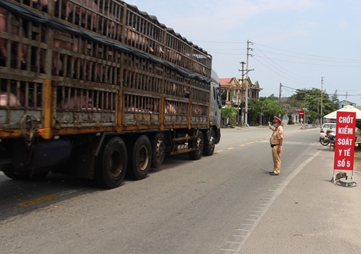 Công an Thừa Thiên Huế tăng cường chốt chặn, kiểm tra phương tiện ra vào tỉnh