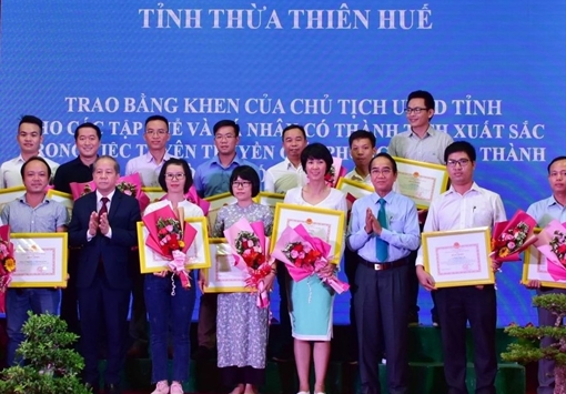 Phóng viên Báo CAND được Chủ tịch tỉnh Thừa Thiên Huế tặng bằng khen 