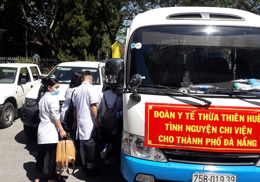 TP Đà Nẵng cảm ơn tỉnh Thừa Thiên Huế chung tay giúp đỡ phòng chống dịch 