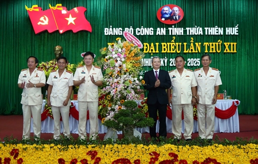 Đại hội Đảng bộ Công an tỉnh Thừa Thiên Huế lần thứ XII