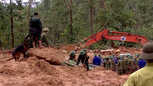 Tìm thấy 7 thi thể đoàn công tác bị vùi lấp tại Trạm 67