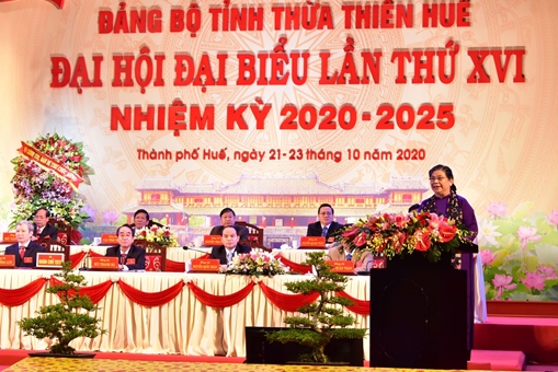 Khai mạc trọng thể Đại hội Đảng bộ tỉnh Thừa Thiên Huế nhiệm kỳ 2020 - 2025