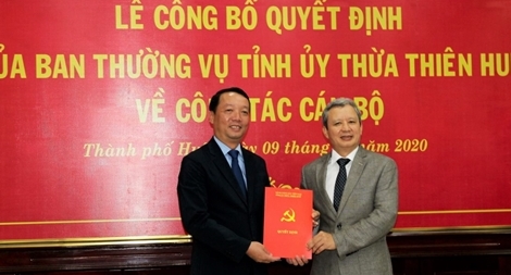 Đồng chí Phan Thiên Định giữ chức vụ Bí thư Thành ủy Huế