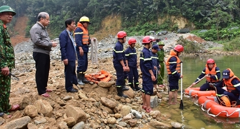 Chưa phát hiện thêm thi thể nạn nhân ở Rào Trăng 