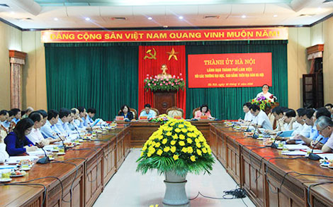 Hiệu trưởng các trường đại học hiến kế cho TP Hà Nội