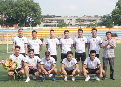 Sôi nổi Giải bóng đá lực lượng Cảnh sát kinh tế Công an 4 quận nội thành Hà Nội