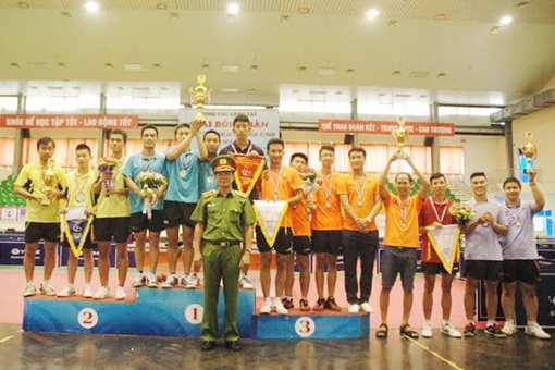 Bế mạc Giải bóng bàn tranh Cúp Tạp chí Cảnh sát Phòng chống tội phạm mở rộng