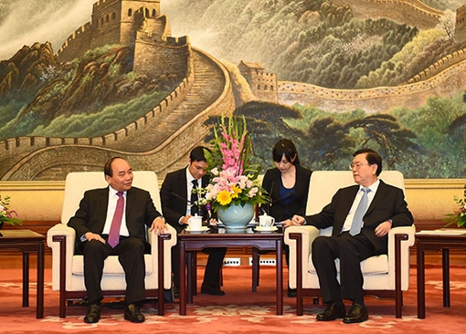 Thủ tướng hội kiến với lãnh đạo Chính hiệp và Nhân đại Trung Quốc