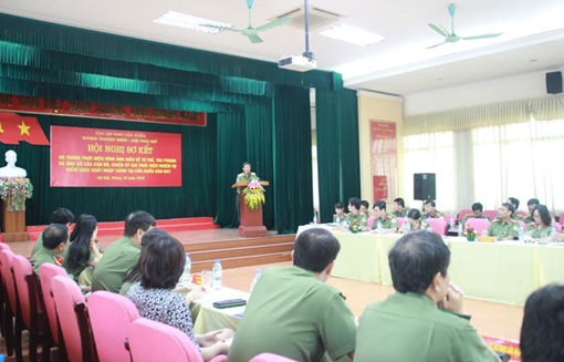 Thực hiện hình ảnh mẫu về tư thế, tác phong và ứng xử của cán bộ, chiến sỹ