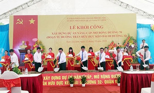 Khởi công dự án nâng cấp, mở rộng đường 70