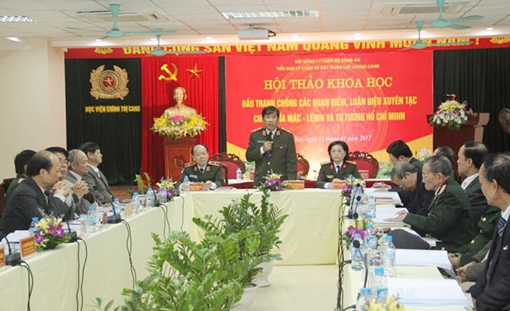 Đấu tranh chống các quan điểm, luận điệu xuyên tạc chủ nghĩa Mác - Lênin và tư tưởng Hồ Chí Minh