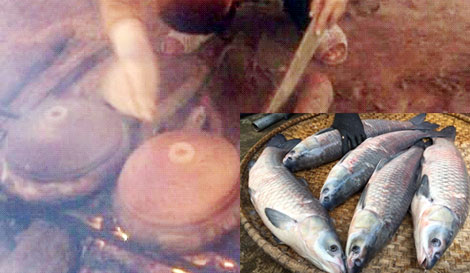 Cá trắm kho của làng Vũ Đại vượt biển dịp Tết