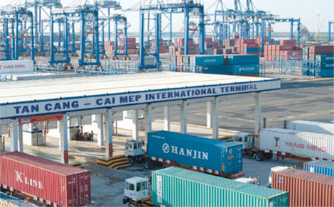 Xây dựng bến cảng tổng hợp Cái Mép