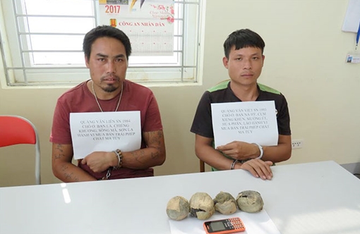 Bắt 2 đối tượng mua bán trái phép 1kg thuốc phiện