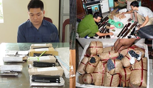 Thợ cơ khí sản xuất súng tự chế rồi bán khắp toàn quốc