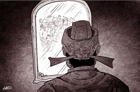  Soi mình trong gương