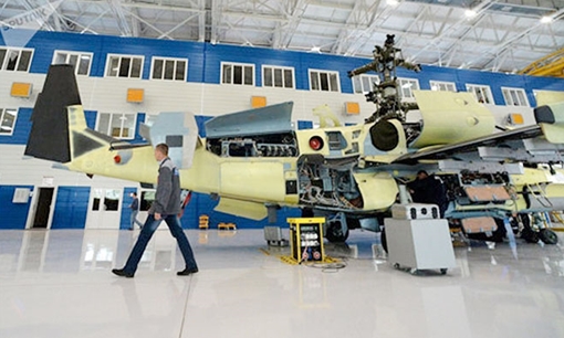 Cận cảnh quy trình chế tạo trực thăng “Cá sấu” Ka-52 của Nga