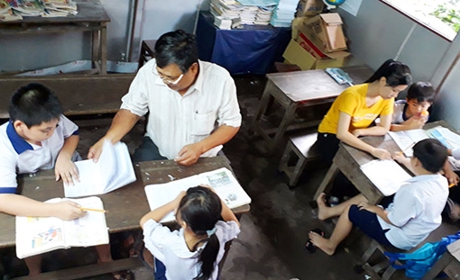 Lớp học tình thương của người cựu chiến binh