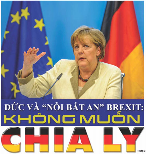 Đức và “nỗi bất an” Brexit: Không muốn chia ly