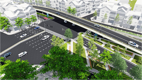 Cầu vượt nút An Dương-Thanh Niên được đầu tư trên 300 tỷ đồng