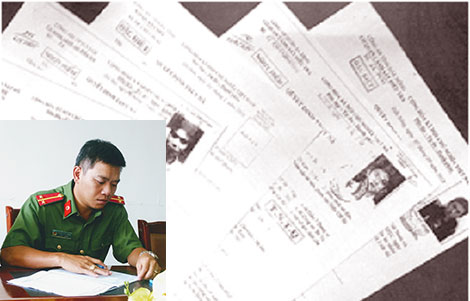 Sỹ quan trẻ trải nghiệm chuyện bắt truy nã