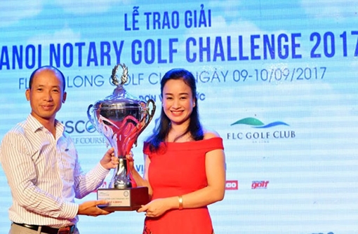 Golfer nữ Trần Mai Anh vô địch giải HANOI NOTARY GOLF CHALLENGE 2017
