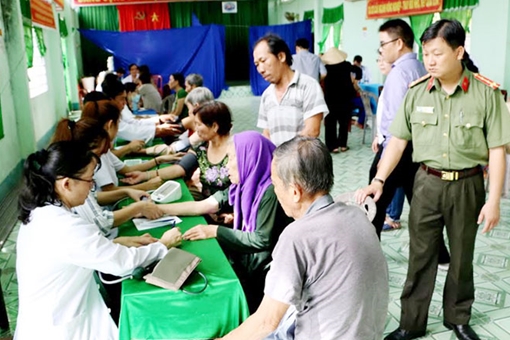 Khám bệnh, cấp thuốc và tặng quà bà con nghèo tỉnh Đồng Tháp