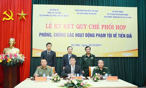 Ngân hàng, Công an, Bộ đội phối hợp phòng chống tội phạm về tiền giả