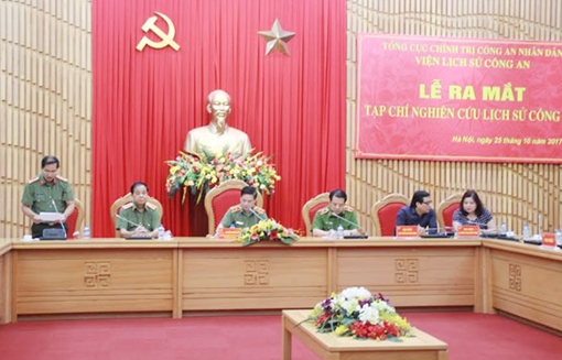 Ra mắt Tạp chí Nghiên cứu Lịch sử Công an