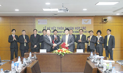 Agribank và VNPost ký kết thỏa thuận hợp tác