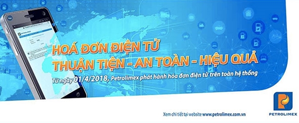 Từ ngày 1-4, Petrolimex phát hành hóa đơn điện tử trên toàn hệ thống